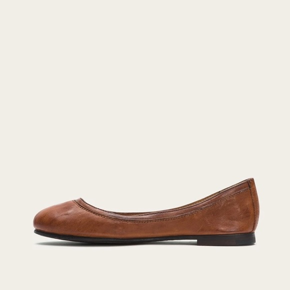 Frye Chestnut Leather Flats - Picture 7 of 9